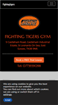 Mobile Screenshot of fightingtigers.co.uk