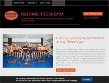 Tablet Screenshot of fightingtigers.co.uk